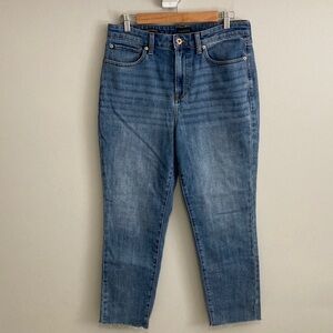 Talbots Mid-Wash Modern Ankle Jeans, Women’s Size 8, denim blue jeans Fall